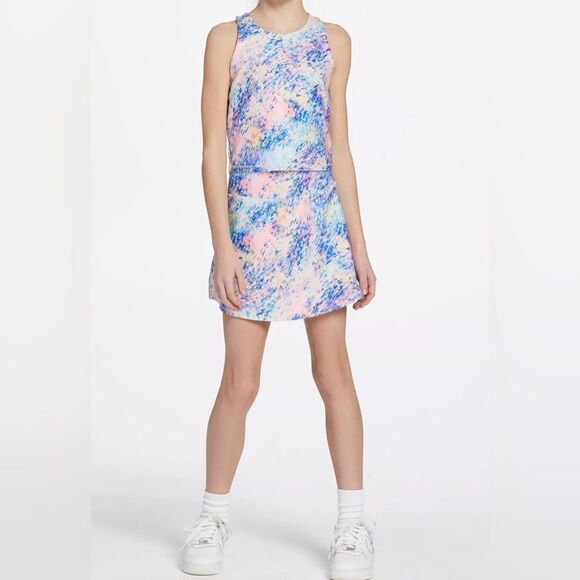 DSG Girls' Strappy Momentum Shelf Bra Tank Top - Picture 2 of 4